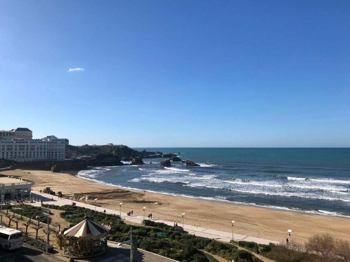 L'Ocean A Perte De Vue, La Grande Plage A Vos Pieds Biarritz Exterior foto